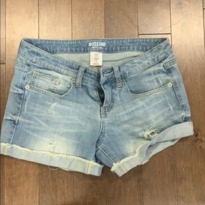 denim shorts